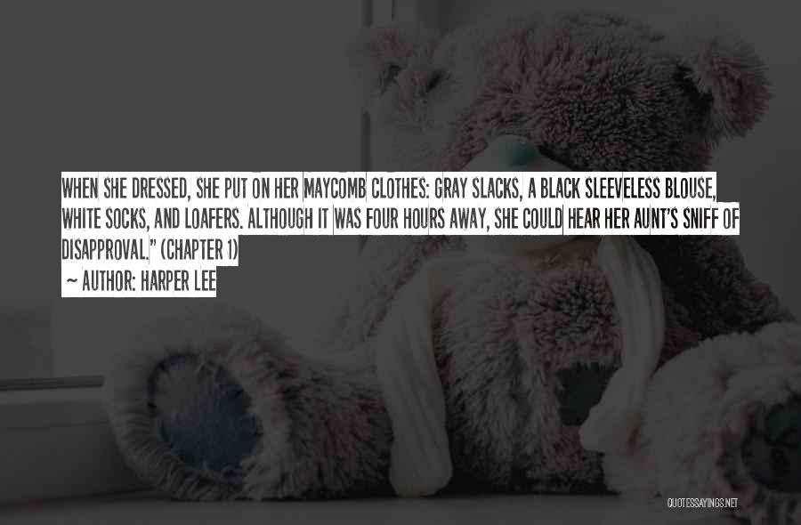 Black And White Clothes Quotes By Harper Lee