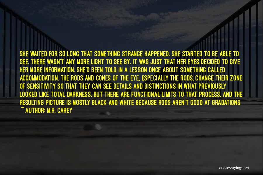 Black And White Colour Quotes By M.R. Carey