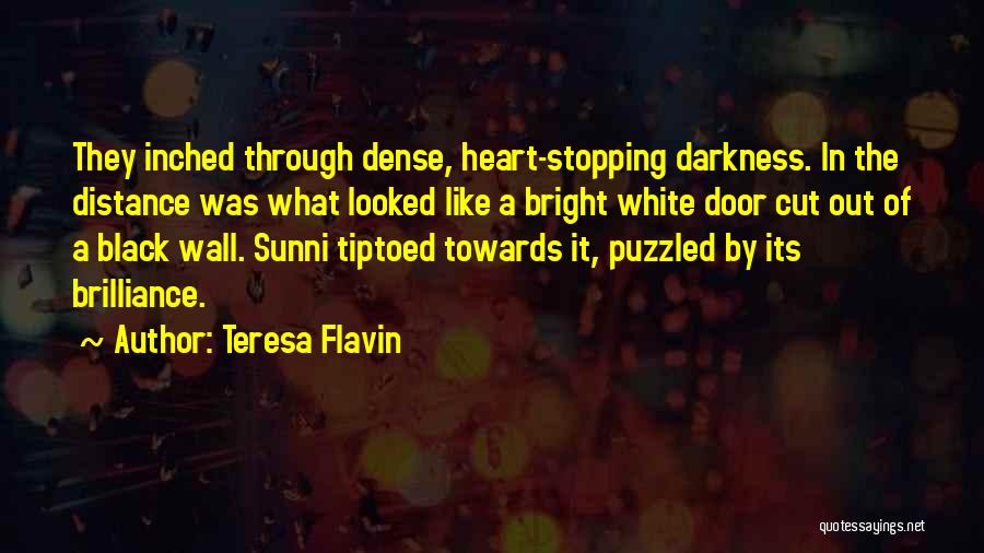 Black And White In Heart Of Darkness Quotes By Teresa Flavin