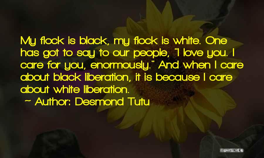 Black And White Love Quotes By Desmond Tutu