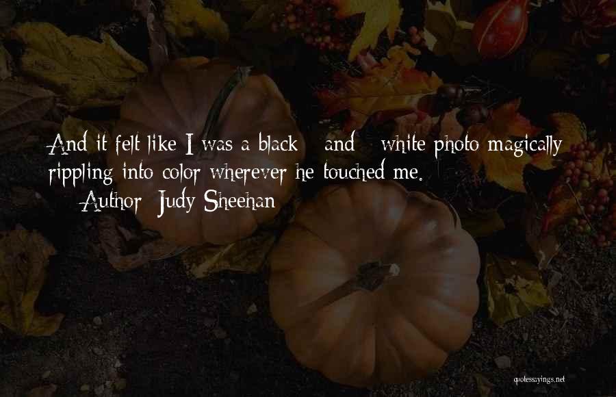 Black And White Love Quotes By Judy Sheehan