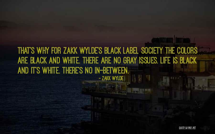 Black And White No Gray Quotes By Zakk Wylde