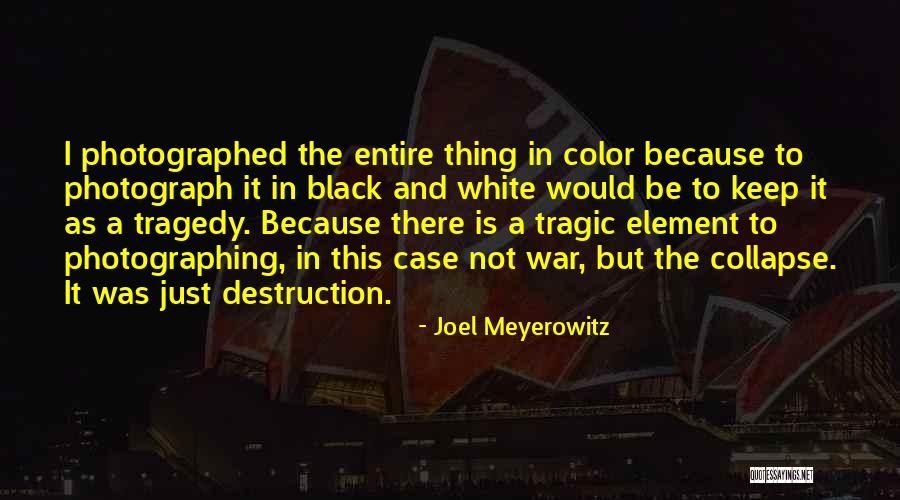 Black And White Photography Quotes By Joel Meyerowitz