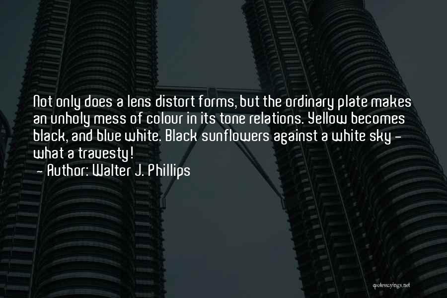 Black And White Sky Quotes By Walter J. Phillips