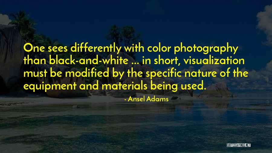 Black And White Vs Color Photography Quotes By Ansel Adams Black And White Vs Color Photography Quotes By Ansel Adams