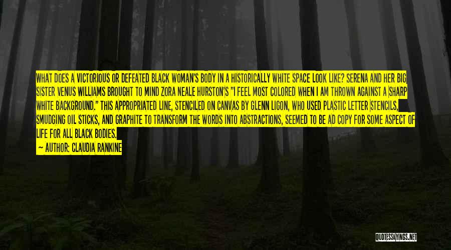 Black Background Quotes By Claudia Rankine