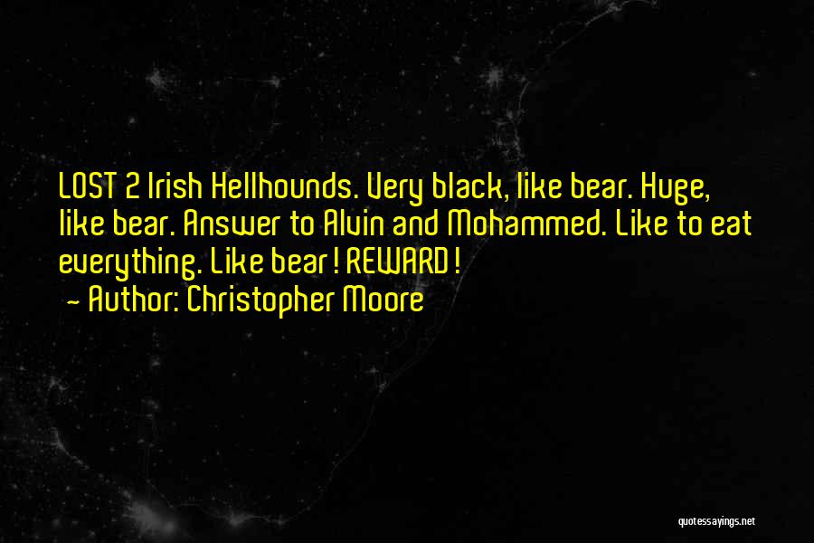 Black Bear Quotes By Christopher Moore