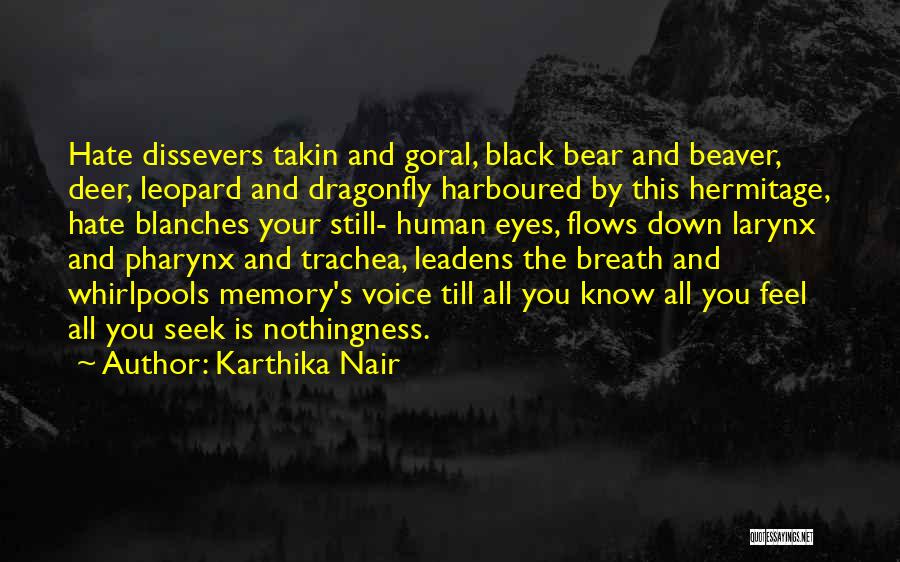 Black Bear Quotes By Karthika Nair