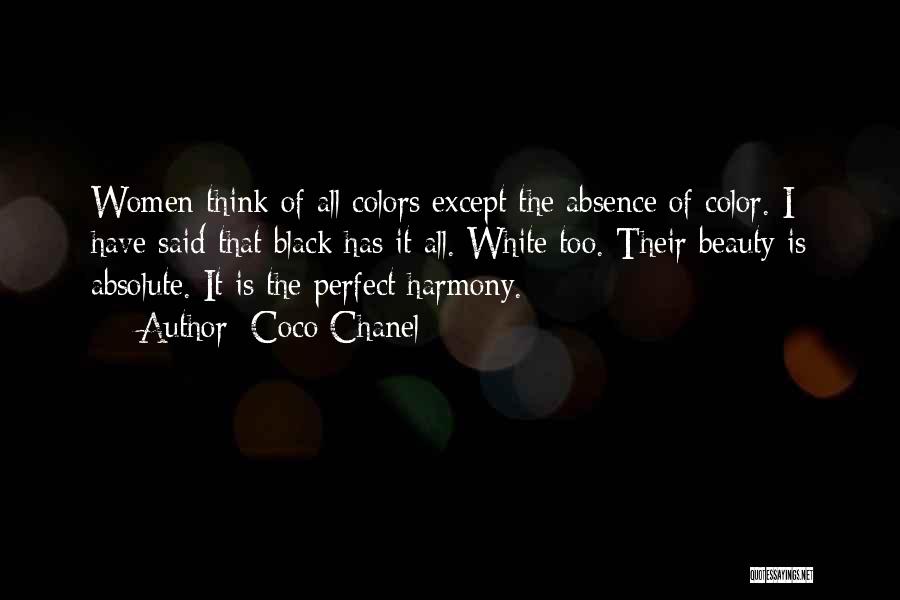 Black Beauty Quotes By Coco Chanel