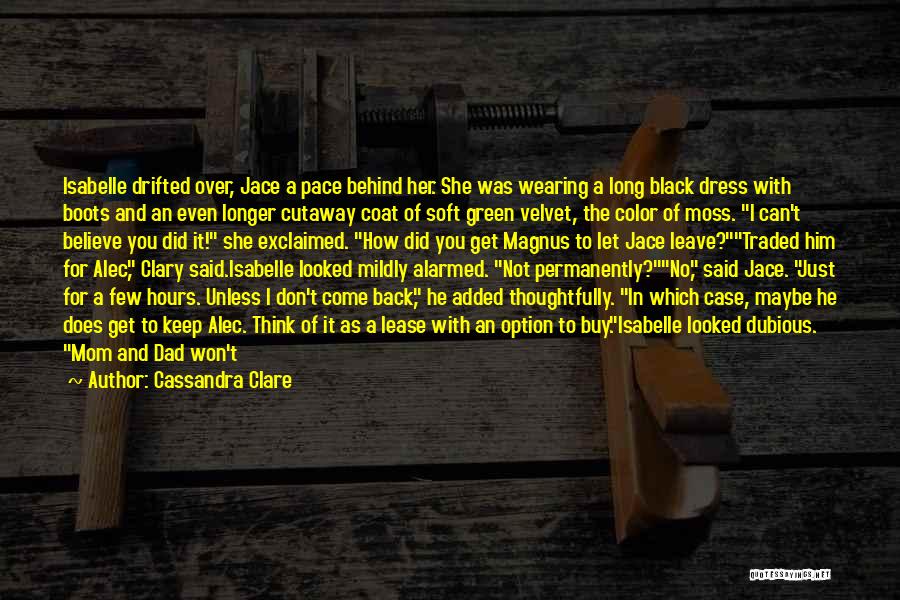 Black Boots Quotes By Cassandra Clare