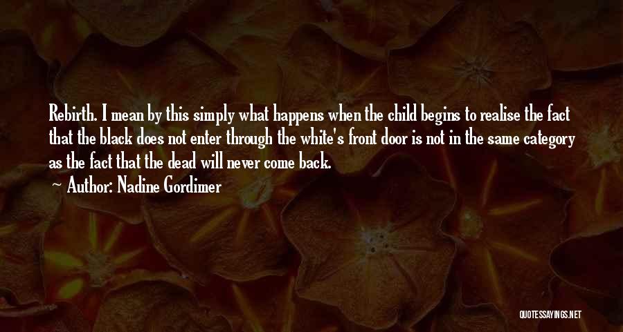 Black Child Quotes By Nadine Gordimer