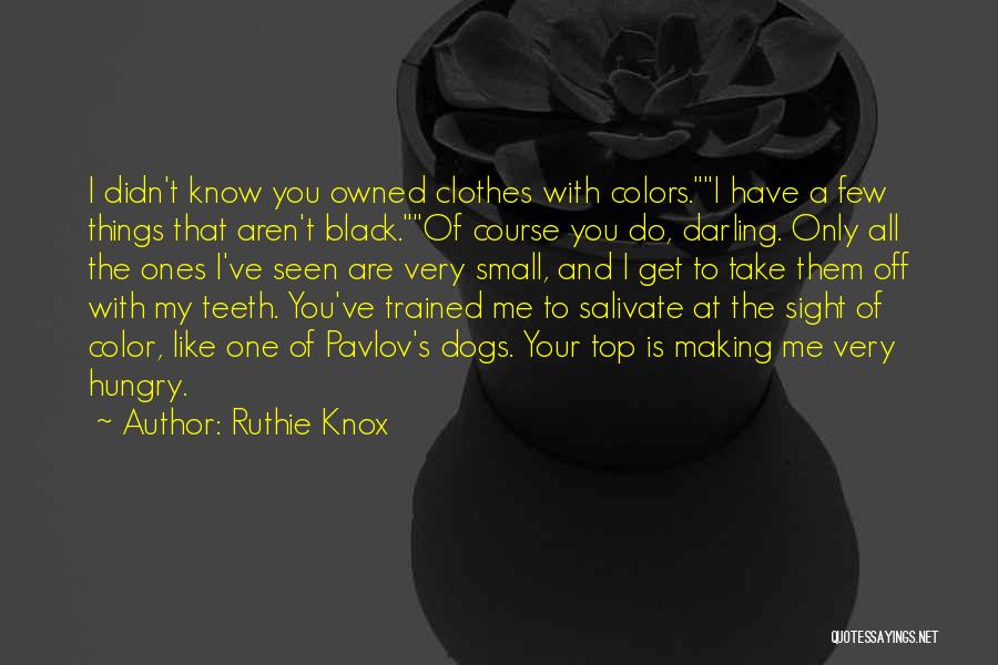 Black Clothes Quotes By Ruthie Knox