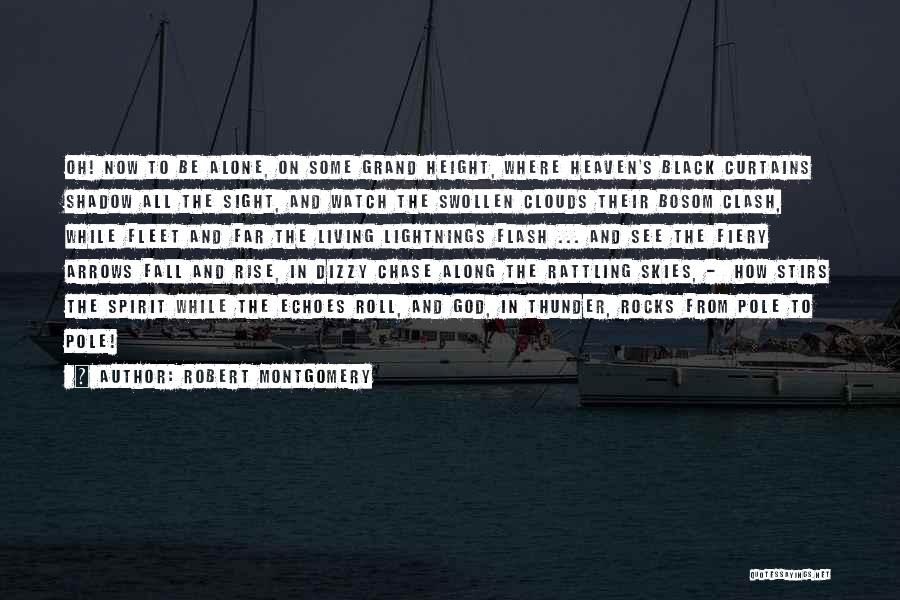 Black Clouds Quotes By Robert Montgomery