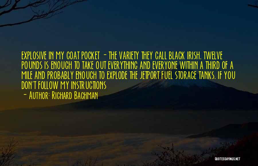 Black Coat Quotes By Richard Bachman
