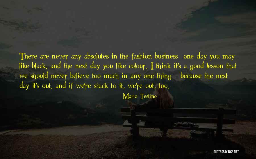 Black Colour Fashion Quotes By Mario Testino Black Colour Fashion Quotes By Mario Testino
