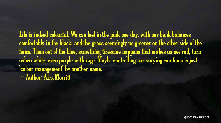 Black Colour Quotes By Alex Morritt