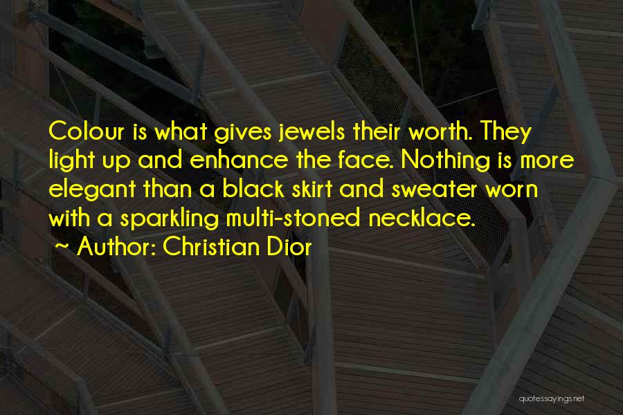 Black Colour Quotes By Christian Dior