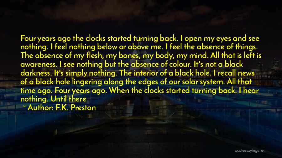 Black Colour Quotes By F.K. Preston