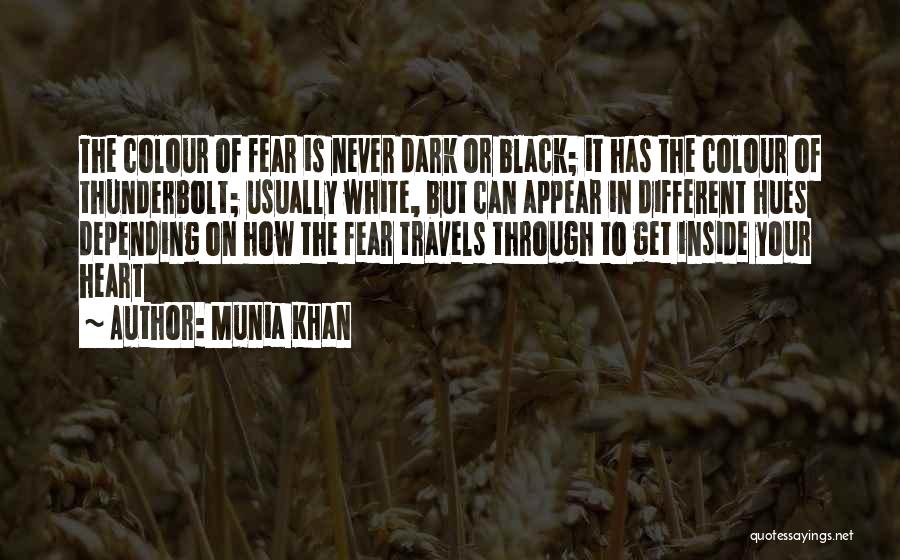 Black Colour Quotes By Munia Khan
