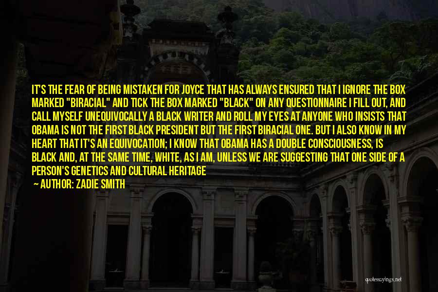 Black Consciousness Quotes By Zadie Smith