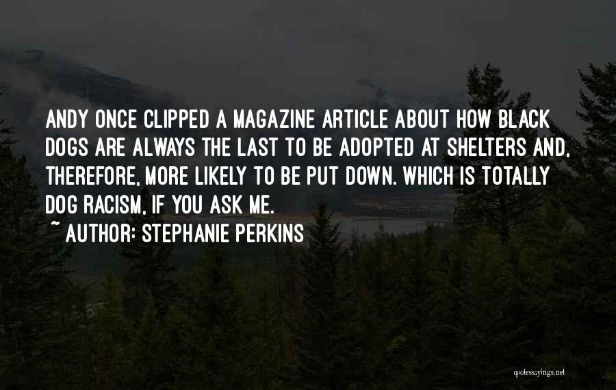 Black Dogs Quotes By Stephanie Perkins