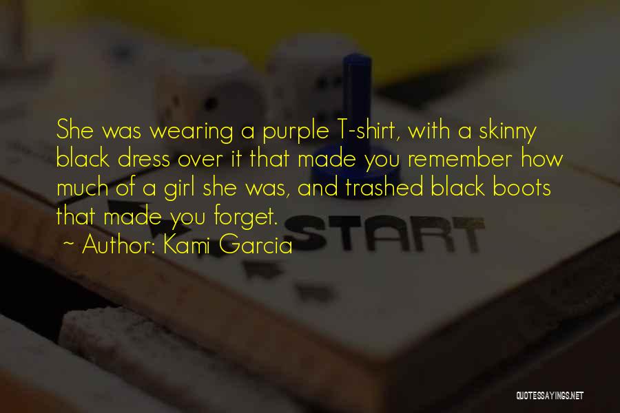 Black Dress Fashion Quotes By Kami Garcia
