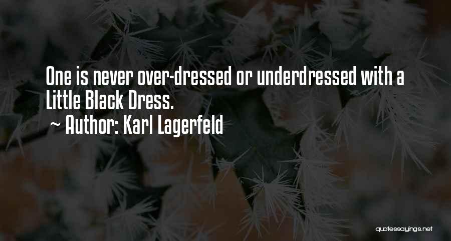 Black Dress Fashion Quotes By Karl Lagerfeld