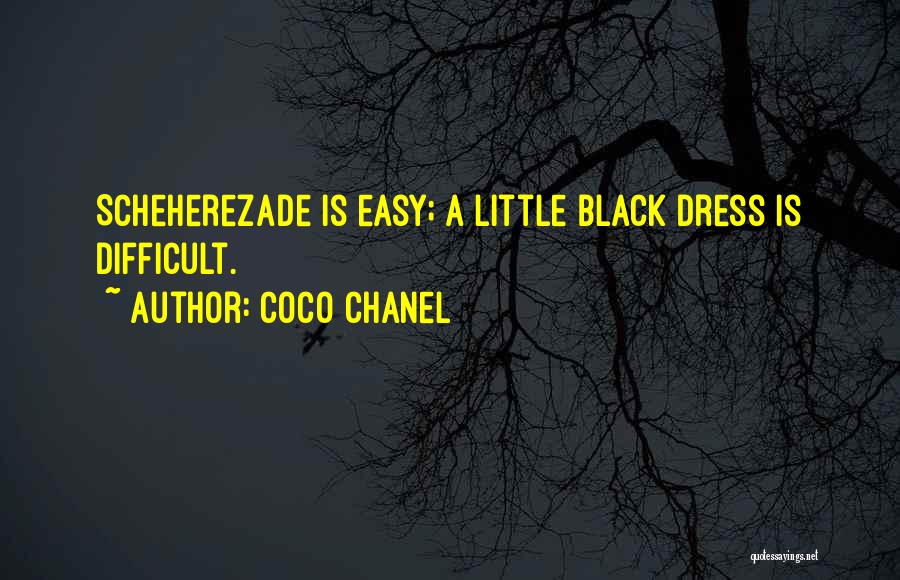 Black Dress Quotes By Coco Chanel