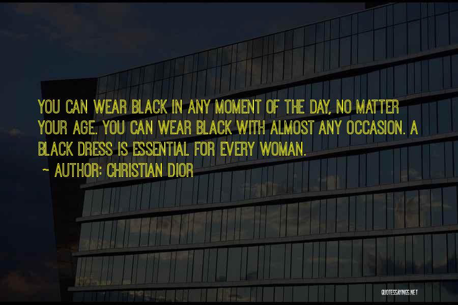 Black Dresses Quotes By Christian Dior