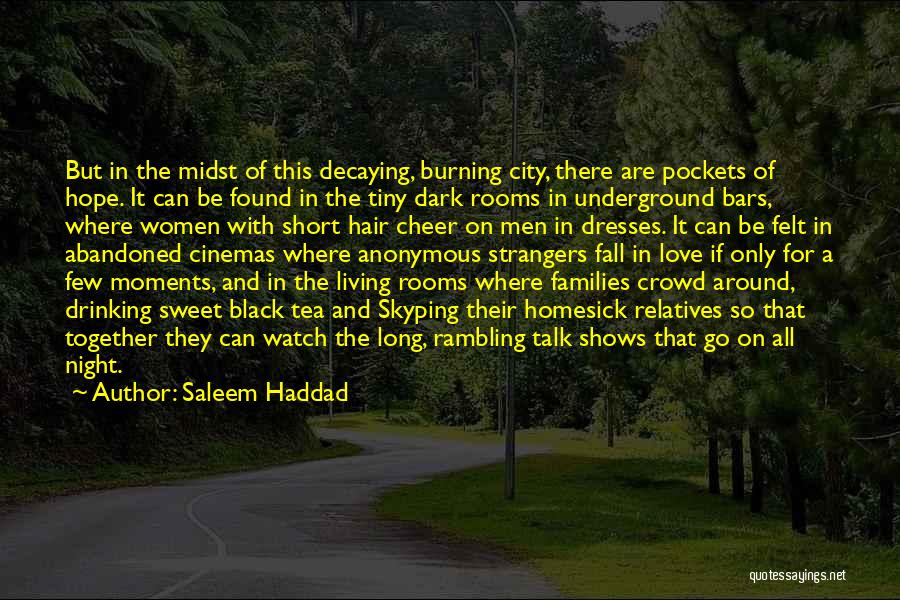 Black Dresses Quotes By Saleem Haddad