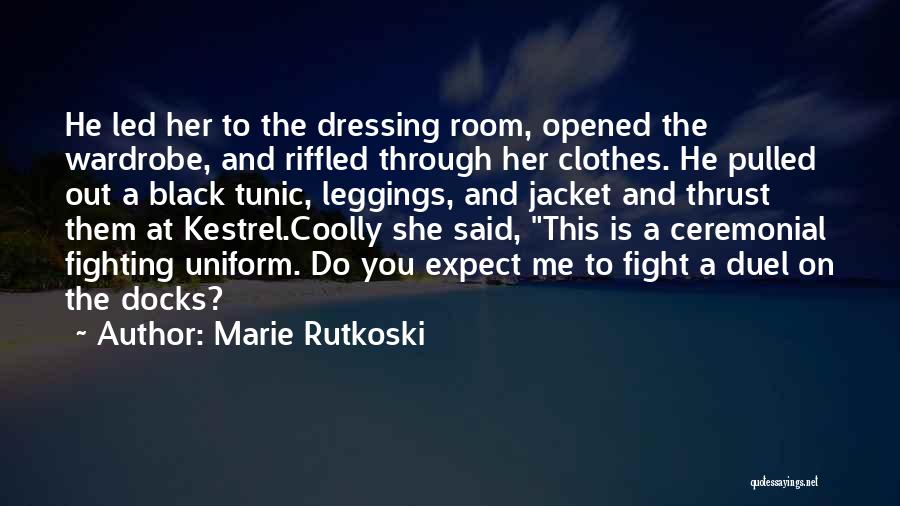 Black Dressing Quotes By Marie Rutkoski