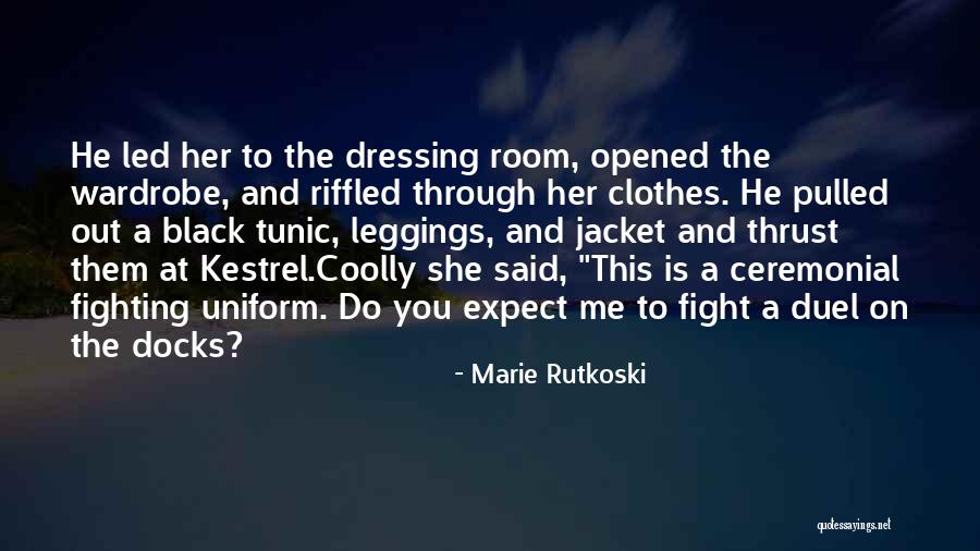 Black Dressing Quotes By Marie Rutkoski