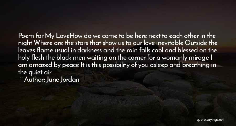 Black Flame Quotes By June Jordan