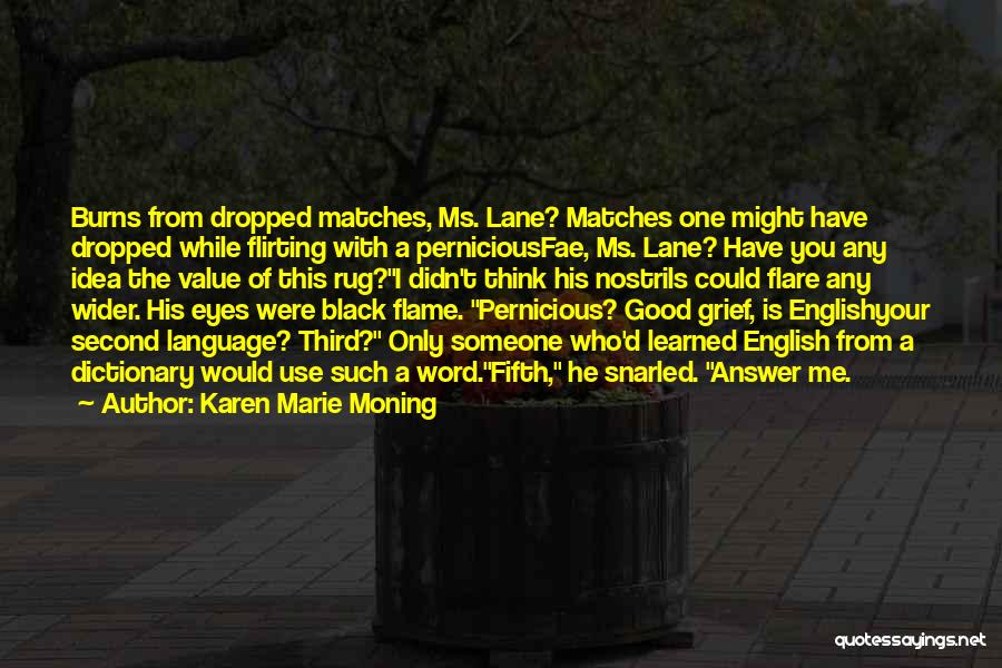 Black Flame Quotes By Karen Marie Moning