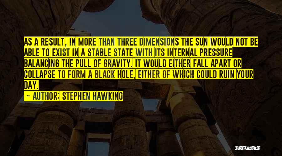 Black Hole Sun Quotes By Stephen Hawking