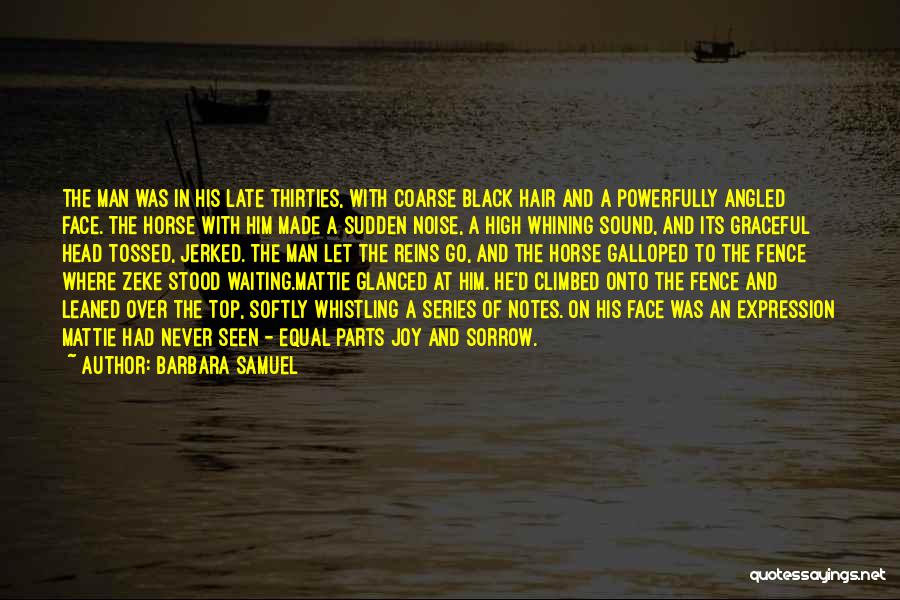 Black Horse Quotes By Barbara Samuel
