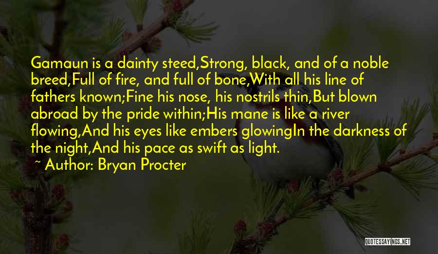 Black Horse Quotes By Bryan Procter