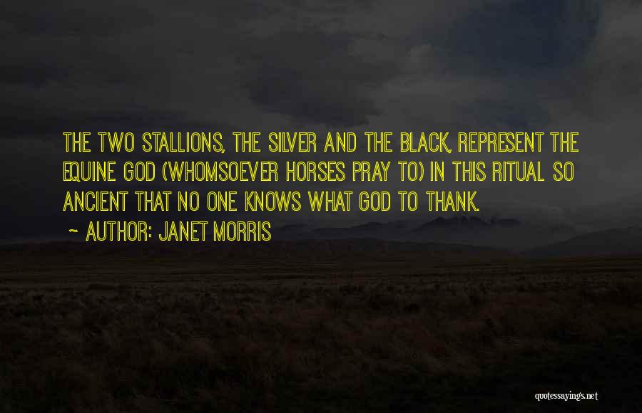 Black Horse Quotes By Janet Morris