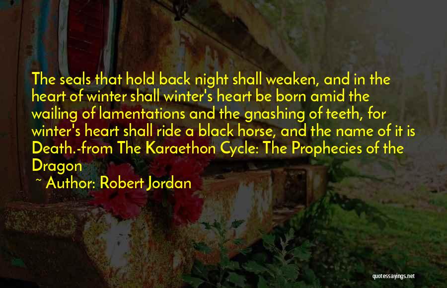 Black Horse Quotes By Robert Jordan