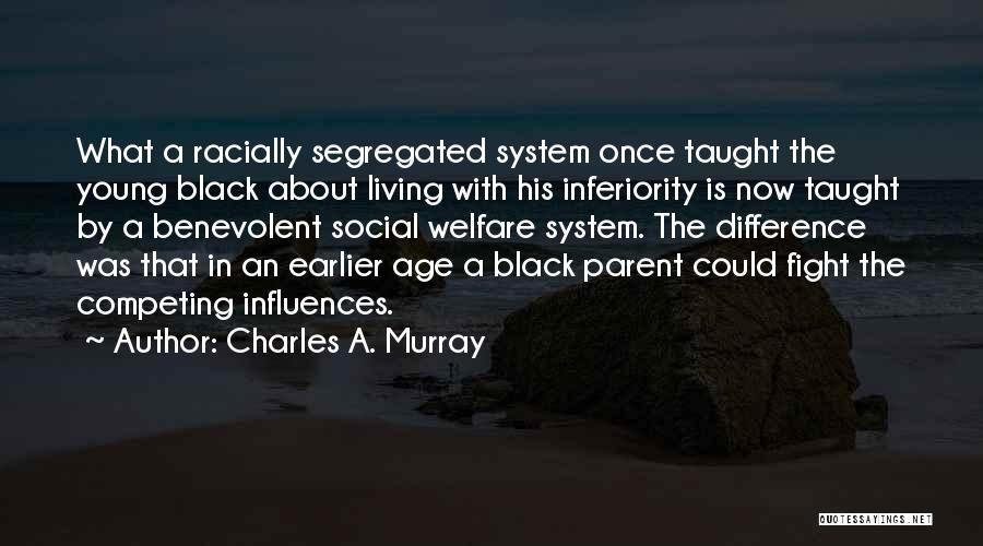 Black Inferiority Quotes By Charles A. Murray