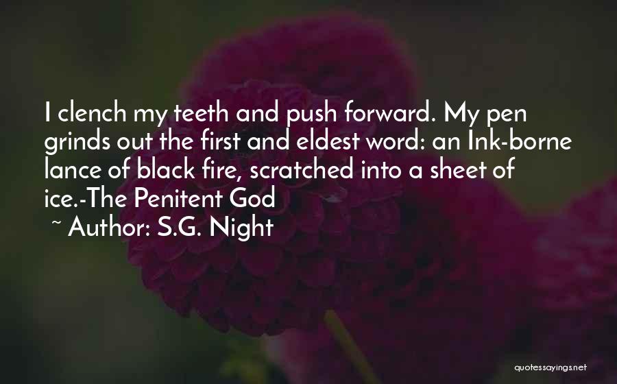 Black Ink Quotes By S.G. Night