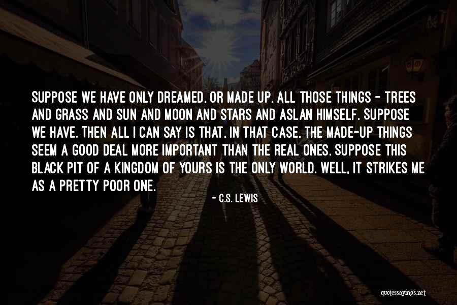 Black Lewis Quotes By C.S. Lewis