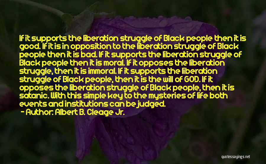 Black Liberation Quotes By Albert B. Cleage Jr.