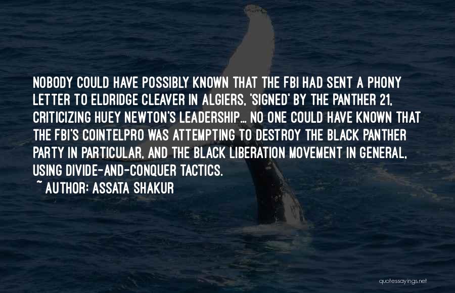 Black Liberation Quotes By Assata Shakur