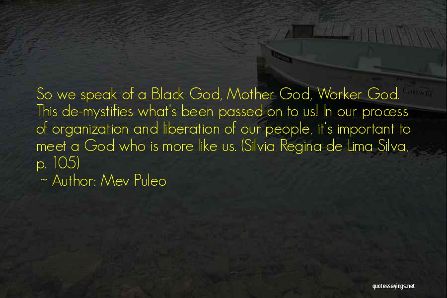 Black Liberation Quotes By Mev Puleo