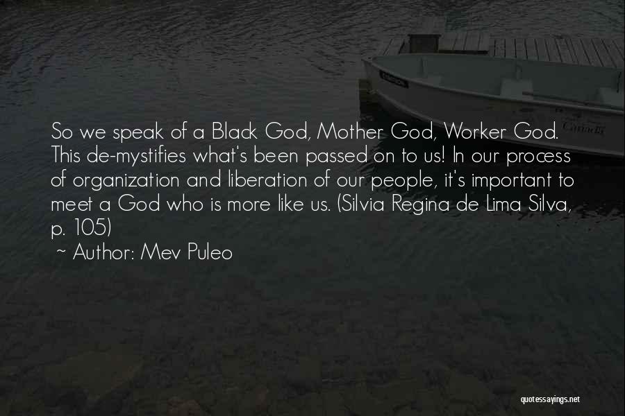 Black Liberation Theology Quotes By Mev Puleo