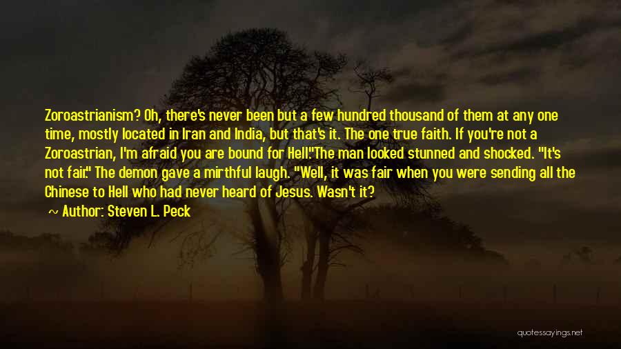 Black Man's Quotes By Steven L. Peck
