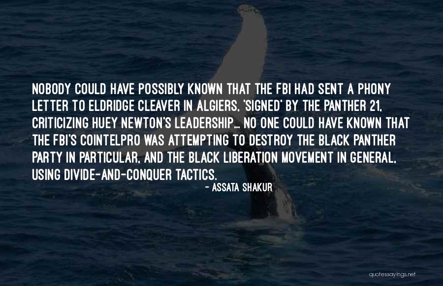 Black Panther Party Quotes By Assata Shakur