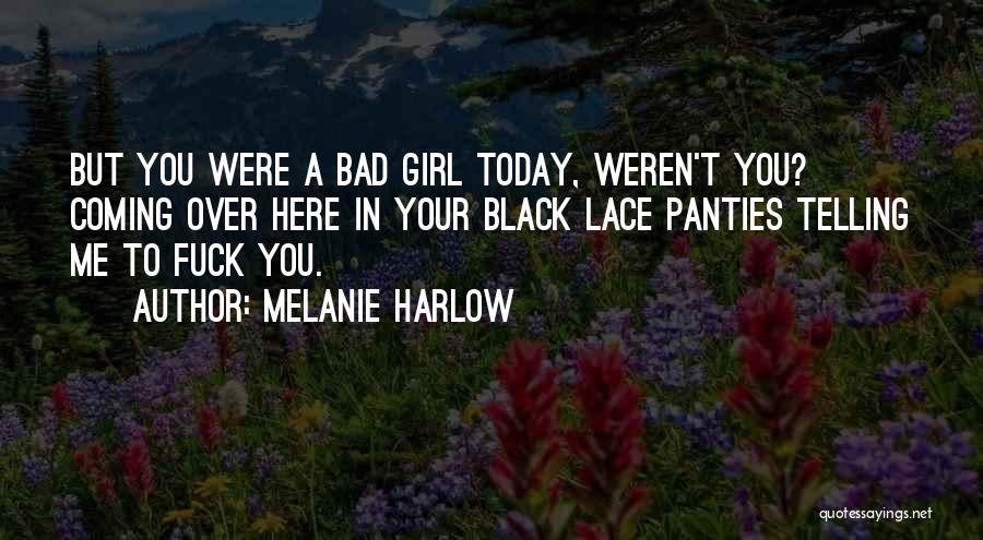 Black Panties Quotes By Melanie Harlow