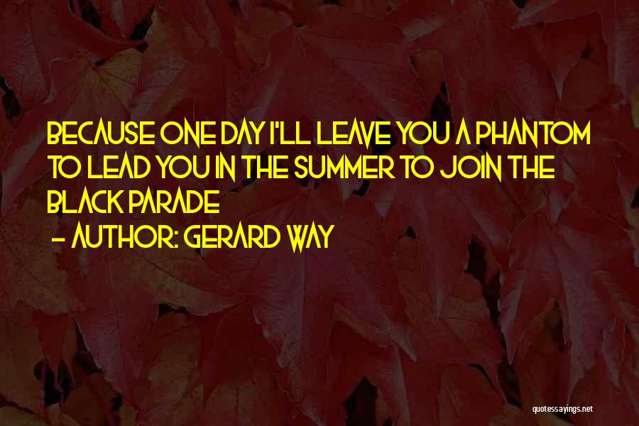 Black Parade Quotes By Gerard Way